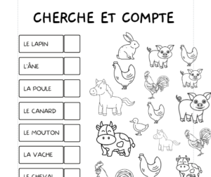 LES ANIMAUX DE LA FERME CLIC FLE INTERACTIF Apprendre français en s