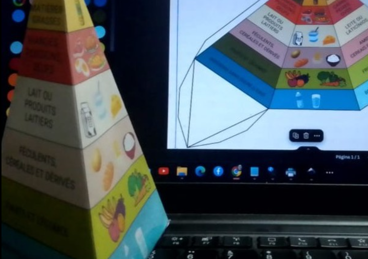 Modèle de Pyramide Alimentaire 3D à Imprimer