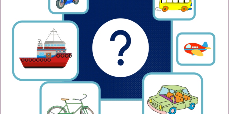 Jeu de mémoire à télécharger - Les transports